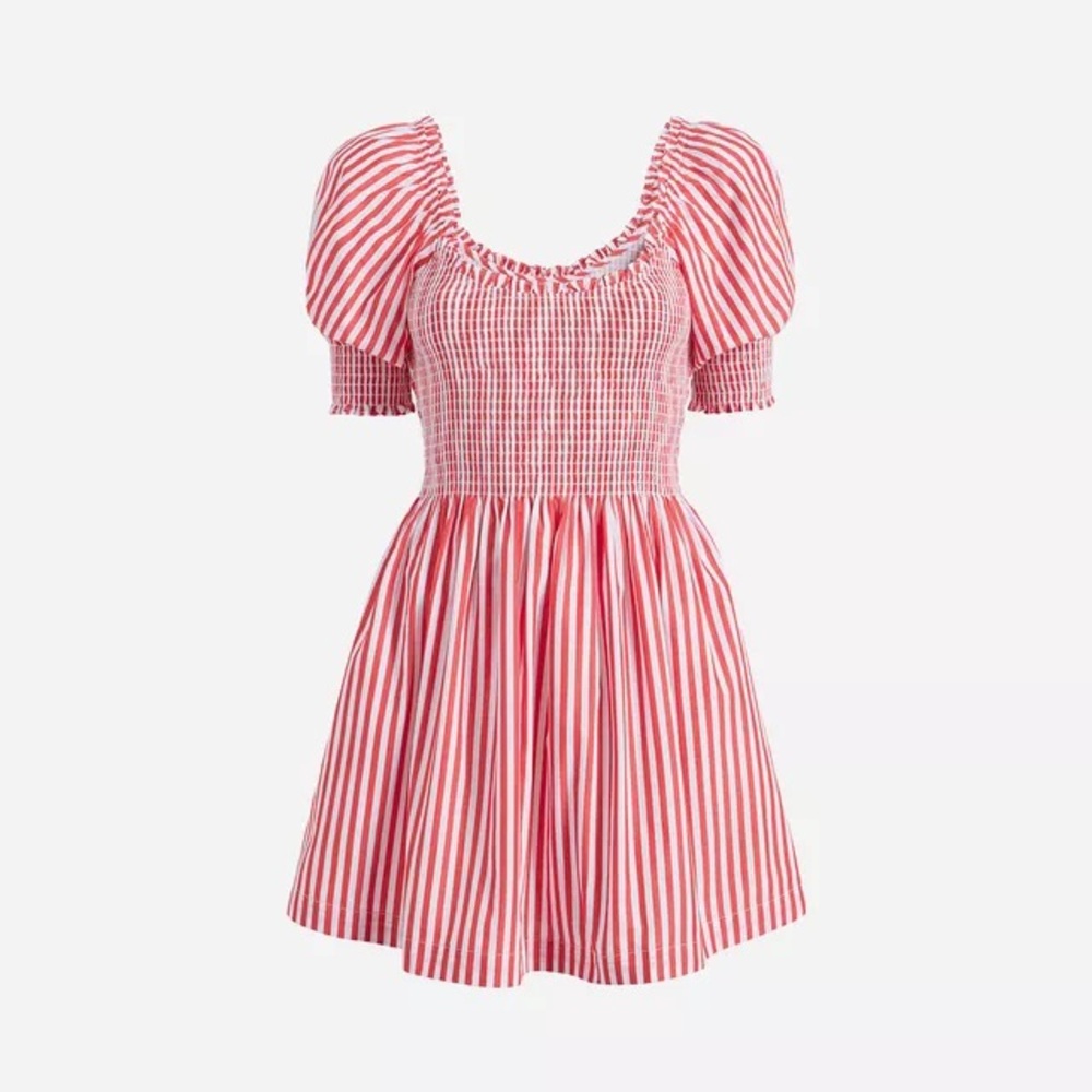 NWT Hill House Naia Nap Dress in Cherry Stripe Medium